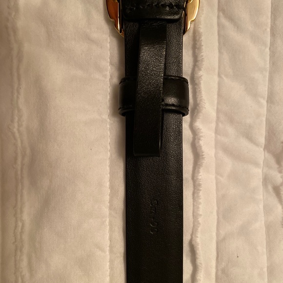 Black Ferragamo Belt